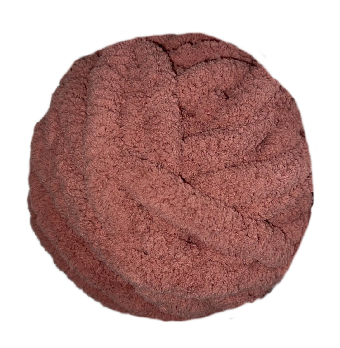 JUMBO Chenille Yarn ~ ROSE TAUPE ~ Loop-A-Lot ~ Free Shipping Available