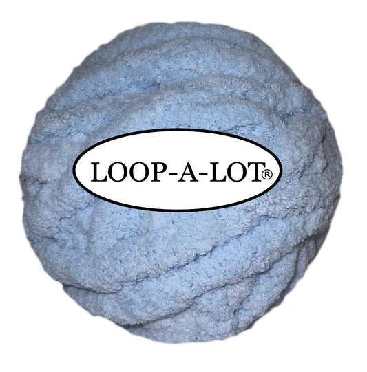 Jumbo Chunky Chenille Yarn Sky Blue Yarn  Free Shipping Available