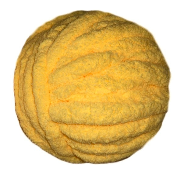 JUMBO Chenille Yarn ~ Sunny Yellow Yarn ~ Loop-A-Lot ~ FREE SHIPPING AVAILABLE