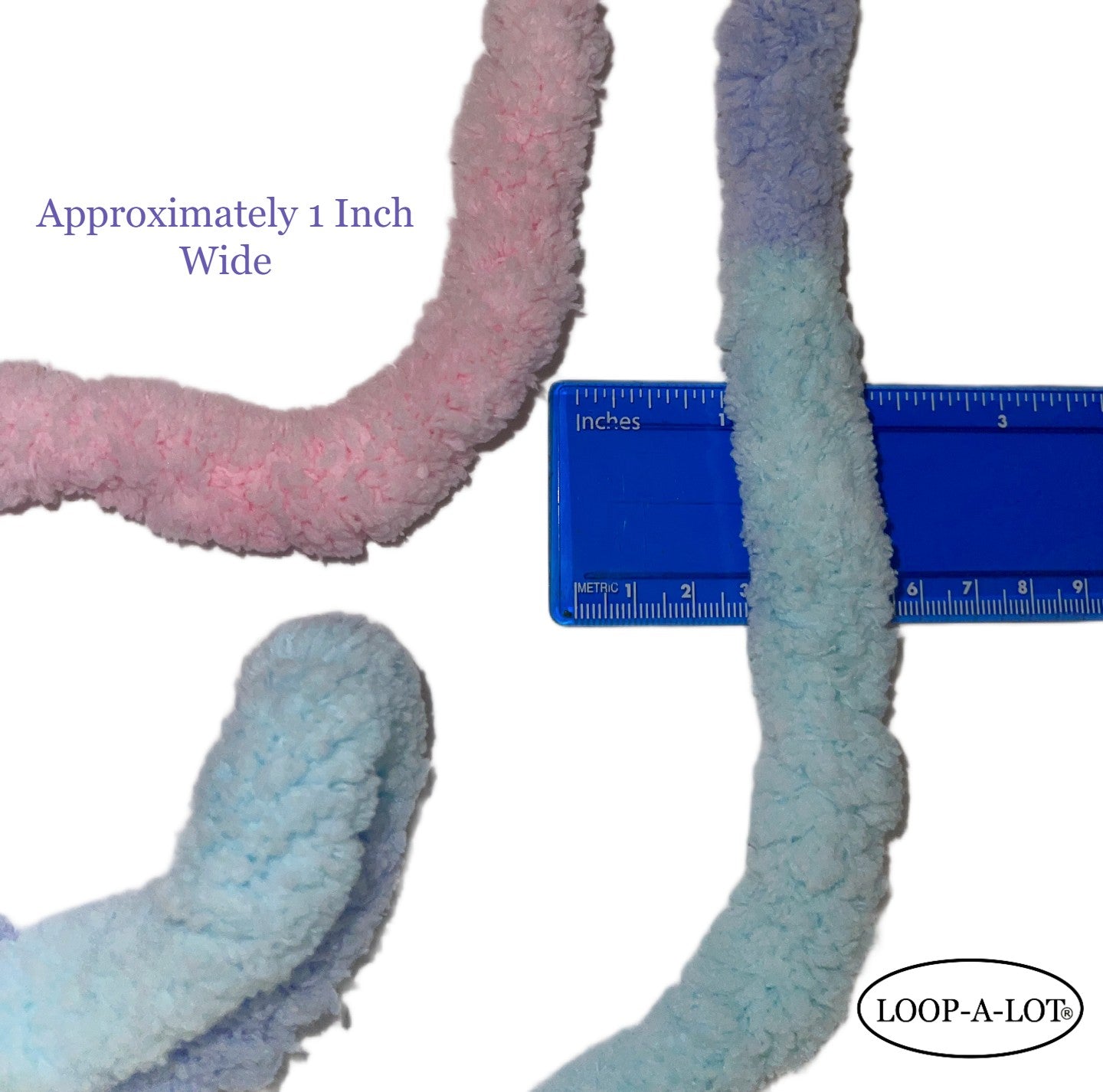 Jumbo Chunky Chenille Unicorn (multi pastel yarn) Free Shipping Available