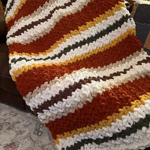 JUMBO Chenille Yarn ~ Cream Yarn ~ Loop-A-Lot ~ College Colors ~ Free Shipping Available