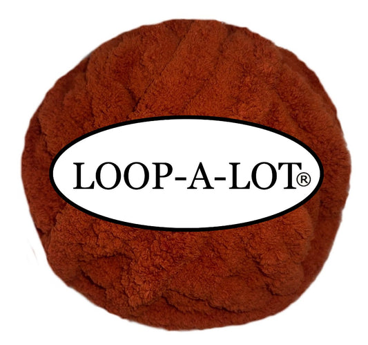 JUMBO Chenille Yarn, NEW COLOR ~ CANYON ~ Loop-A-Lot~ Free Shipping Available
