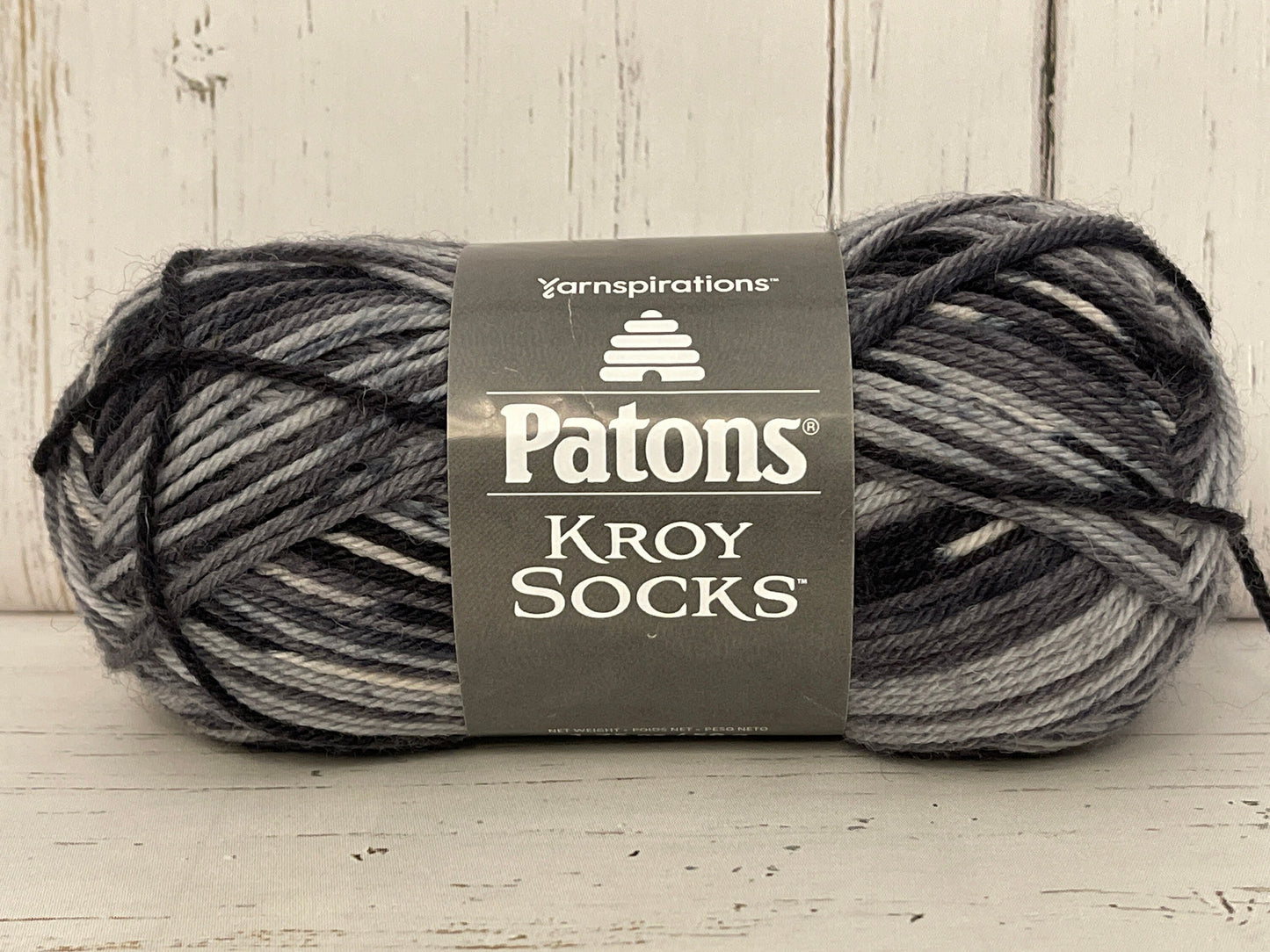 PATONS ~ Slate Jacquard ~ Kroy Socks