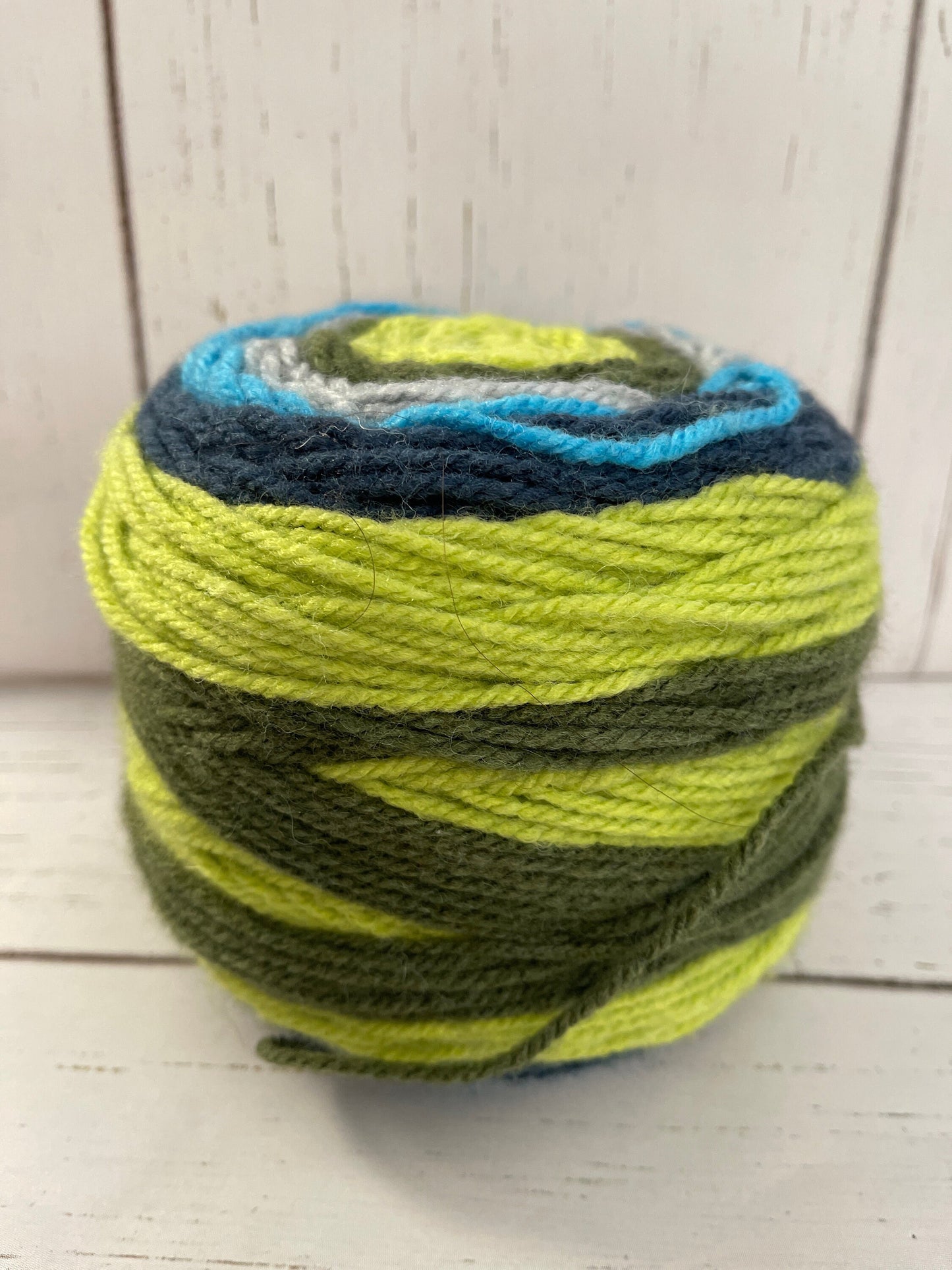 LIME TWIST ~ Caron Cakes ~ Color Me Bold ~  8.5 oz/240g, 445 yds/407 m Size 4 new no label