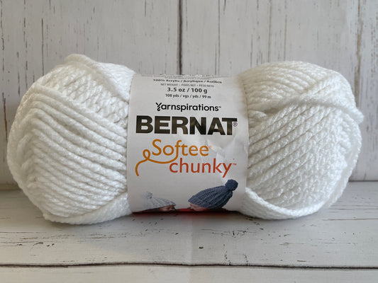 Bernat Softee Chunky ~ WHITE