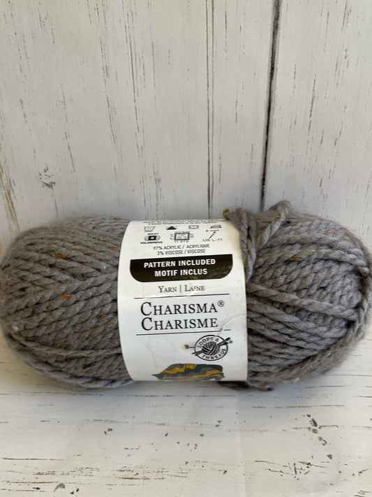 CHARISMA ~ Gray Tweed ~ Loops and Threads ~