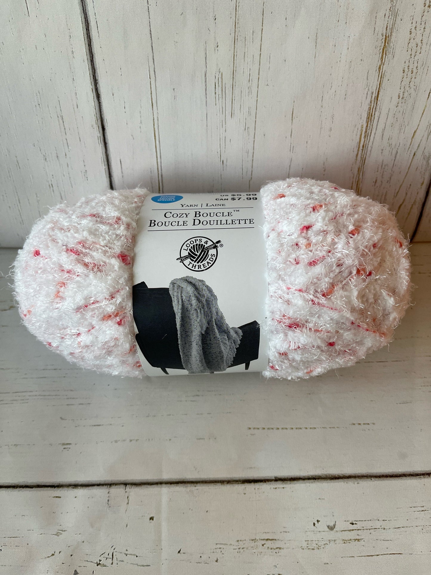 Cozy Boucle ~ Cherry Pie YARN ~ Loops & Threads