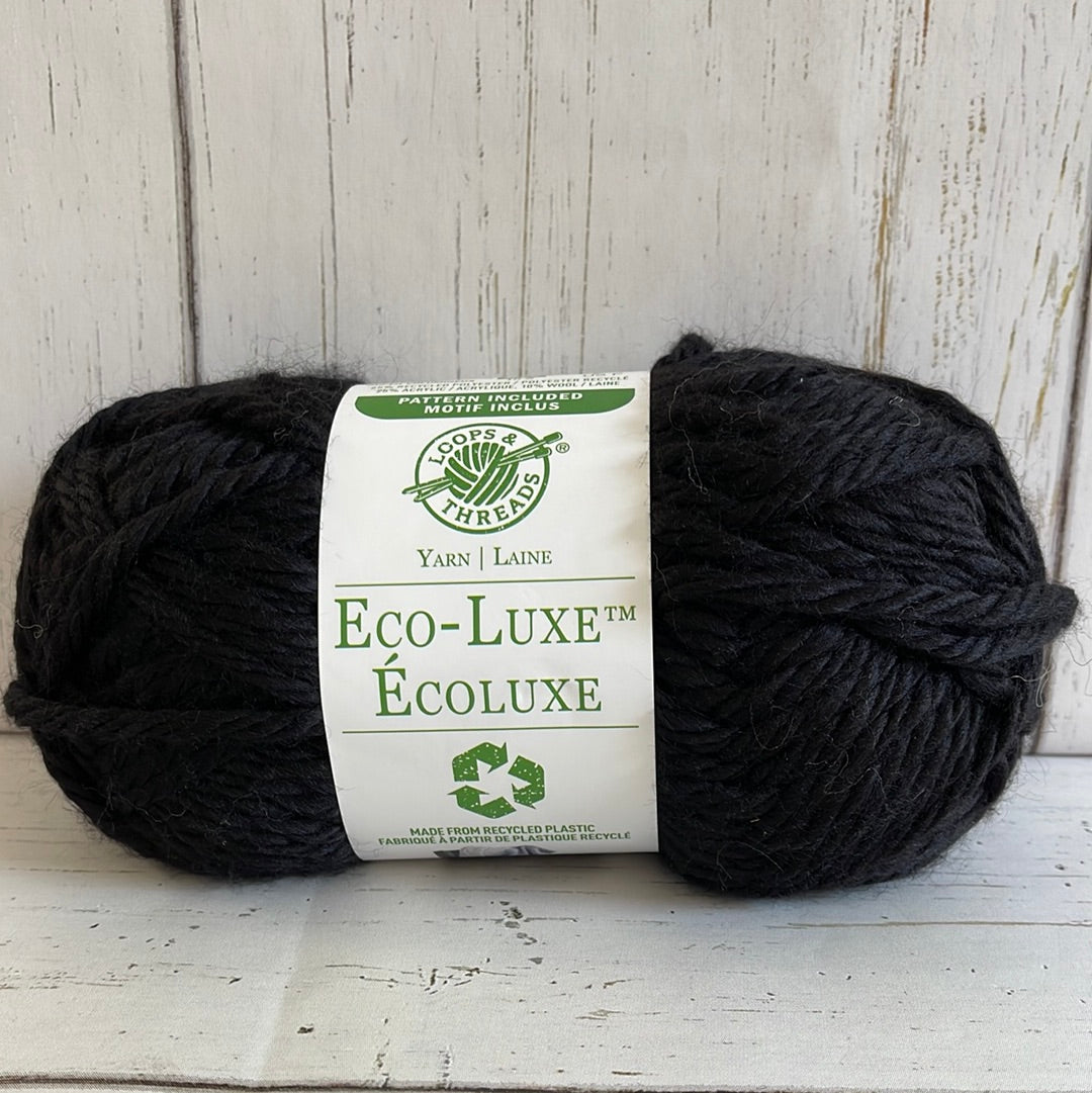 ECO-LUXE Yarn ~ Black