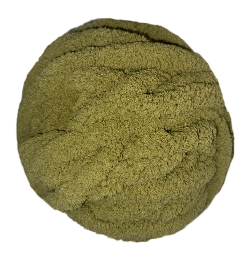 JUMBO Chenille Yarn ~ Light Moss Green Yarn ~ Loop-A-Lot ~ FREE SHIPPING AVAILABLE ~
