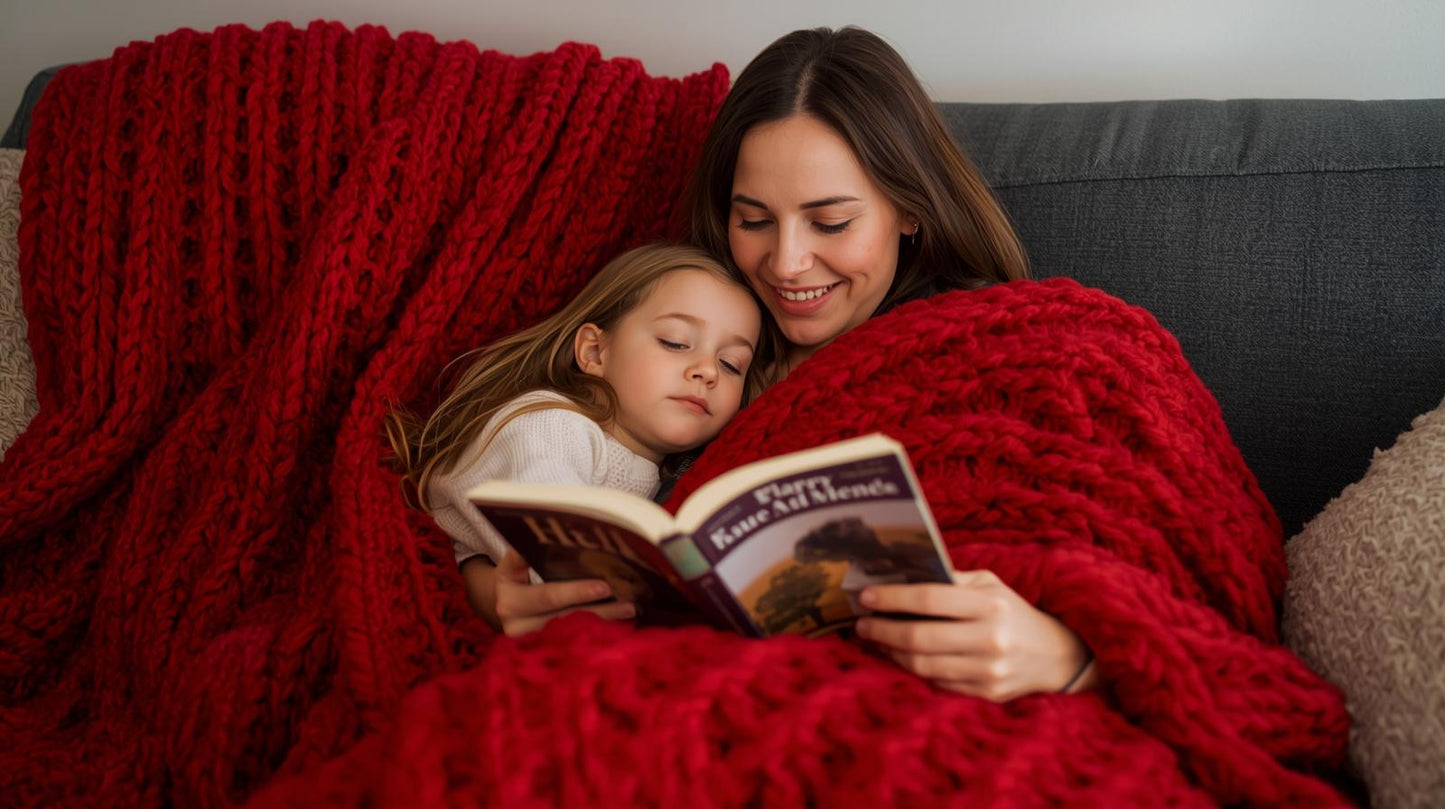 JUMBO Chenille Yarn, NEW COLOR ~ Red ~ Loop-A-Lot~ Free Shipping Available