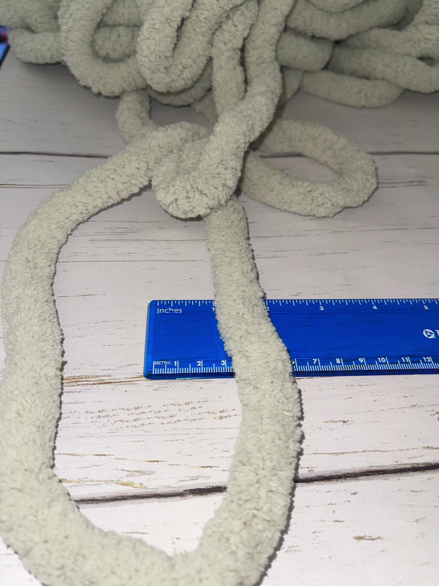 Jumbo Chunky Chenille Yarn  Mystic Green Yarn Free Shipping Available (Copy)