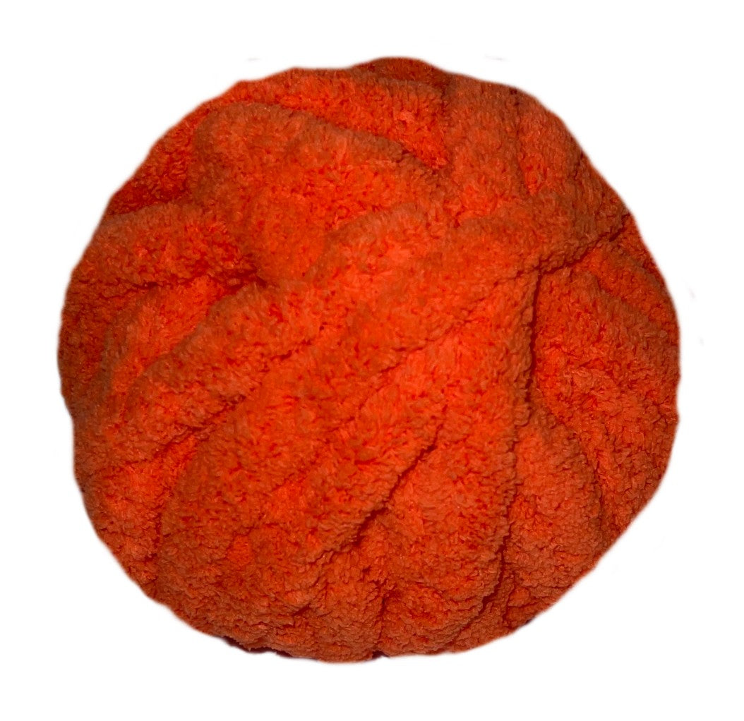 JUMBO Chenille Yarn, NEW COLOR ~ Tangerine Orange  ~ Loop-A-Lot ~ FREE SHIPPING AVAILABLE ~