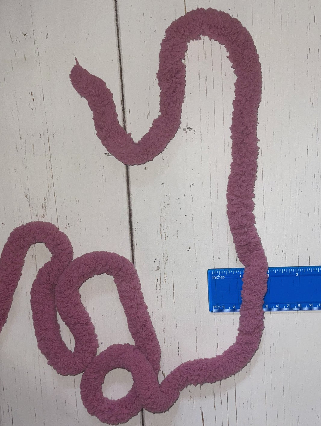 JUMBO Chenille Yarn ~ PLUM PURPLE YARN  ~ Loop-A-Lot ~ FREE SHIPPING AVAILALBLE ~