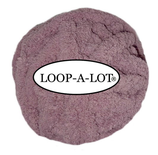 JUMBO Chenille Yarn  ~ PURPLE HEATHER ~ Loop-A-Lot ~