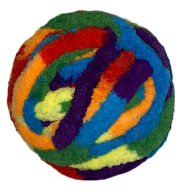 Jumbo Chenille Yarn ~ RAINBOW Yarn Lot of 6  ~ Assorted Color Yarn Sets  Loop-a-Lot