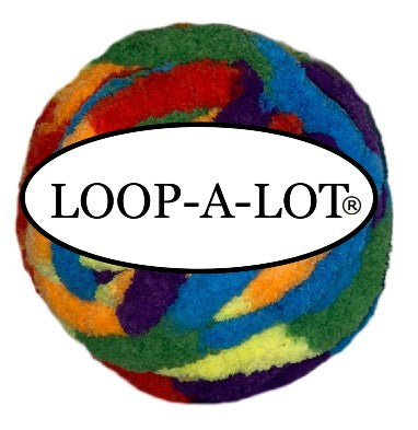 Jumbo Chenille Yarn ~ RAINBOW Yarn Lot of 6  ~ Assorted Color Yarn Sets  Loop-a-Lot