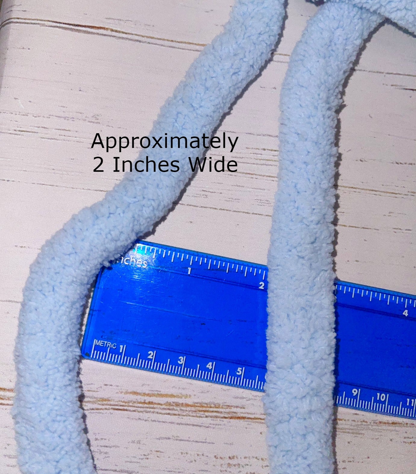 Jumbo Chunky Chenille Yarn Sky Blue Yarn  Free Shipping Available