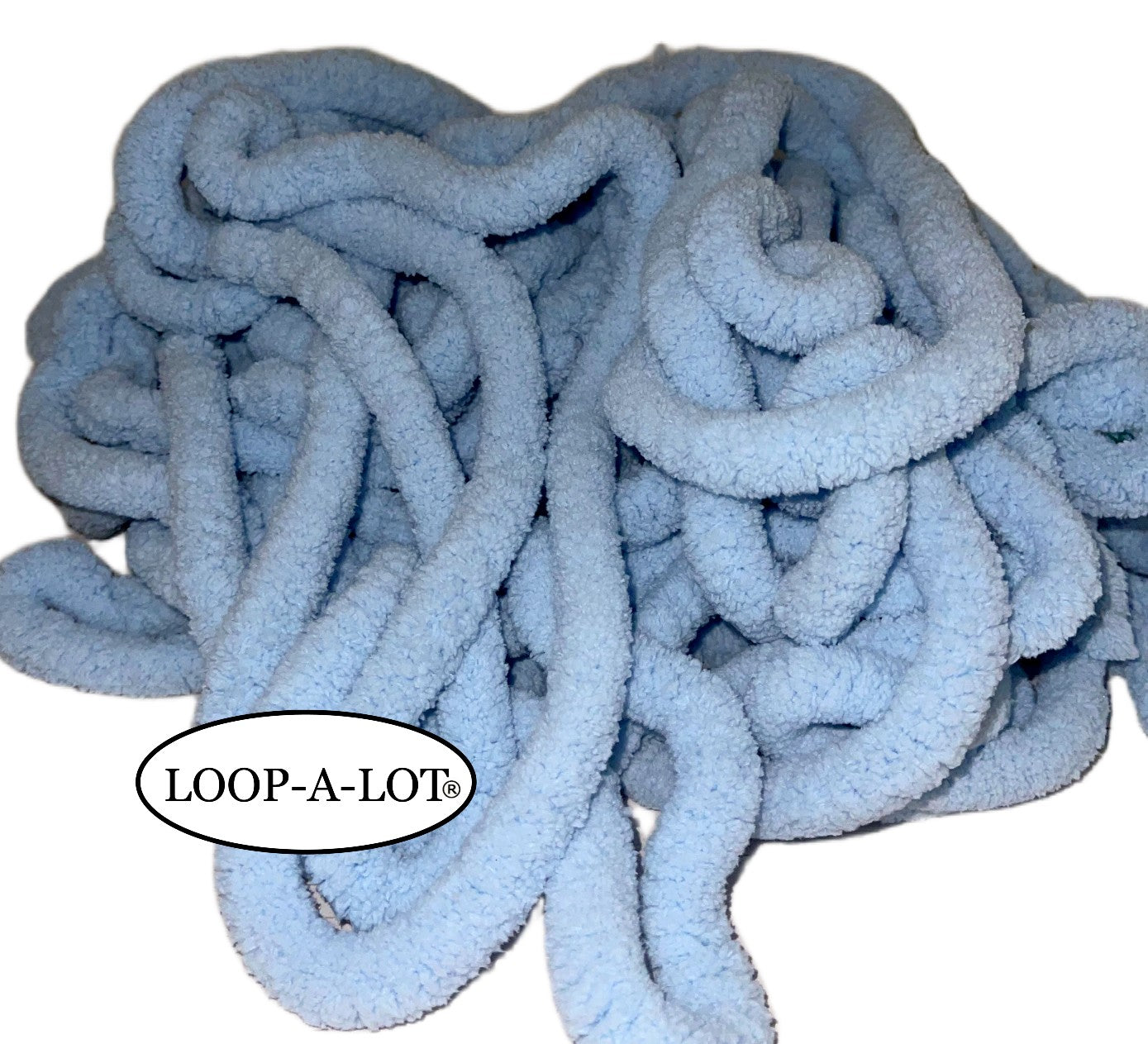Jumbo Chunky Chenille Yarn Sky Blue Yarn  Free Shipping Available