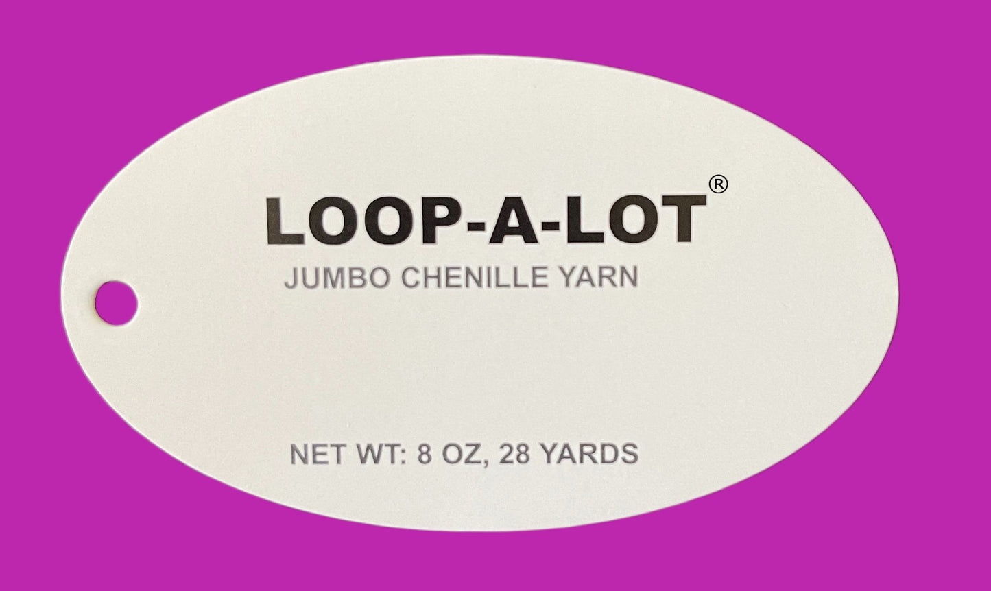 JUMBO Chenille Yarn Chunky Thick Fluffy Soft Vibrant ~ Country Blue  ~ Loop-A-Lot ~ FREE SHIPPING AVAILABLE