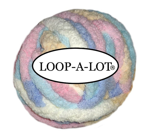 Jumbo Chunky Chenille Unicorn (multi pastel yarn) Free Shipping Available