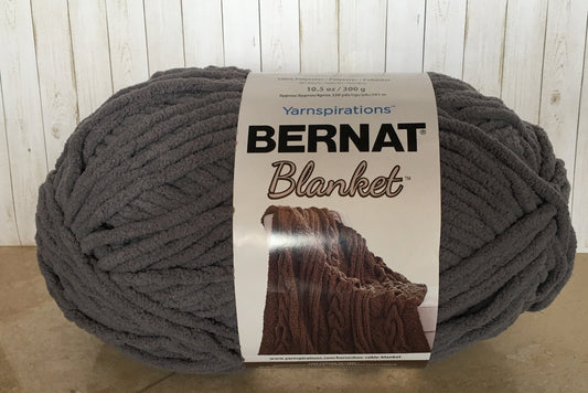 Bernat Blanket Yarn, Dark Grey