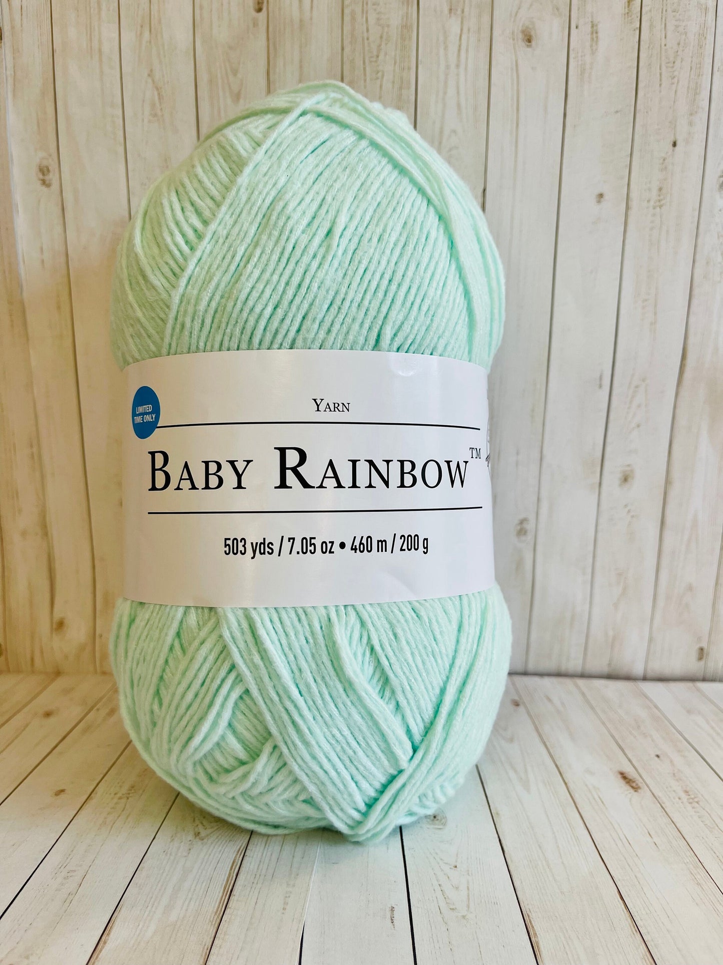 LIGHT AQUA ~ Baby Rainbow - Loops & Threads ~ 503 Yards, 7.05 oz