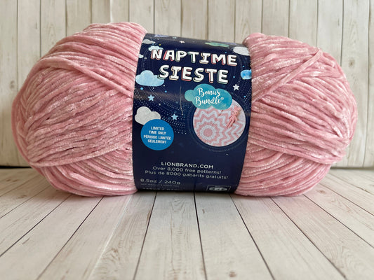 NAPTIME SIESTE ~ Pink ~ Lion Brand Yarn