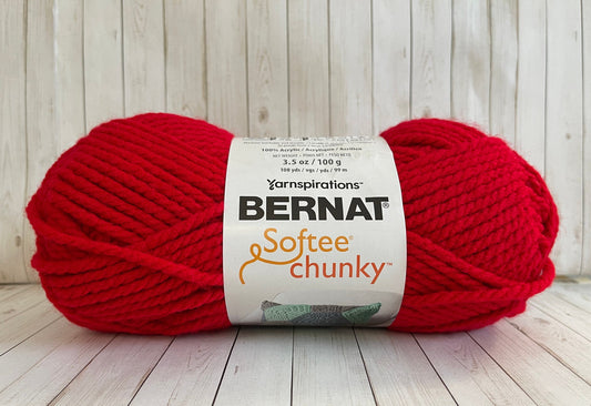 Bernat Softee Chunky ~ BERRY RED ~