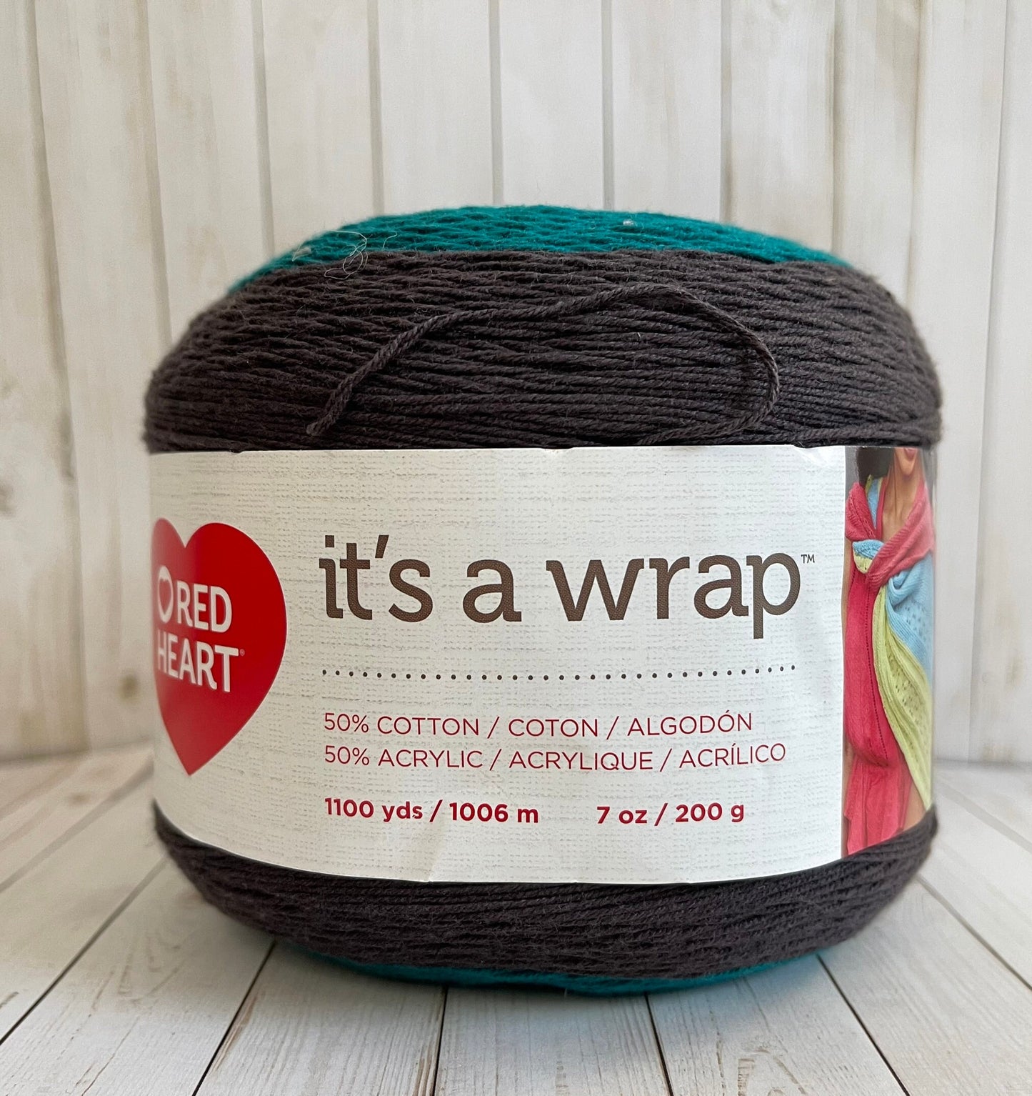 RED HEART it's a Wrap ~ ACTION ~ 1100 Yards ~ 7 oz  ****Free Shipping ****