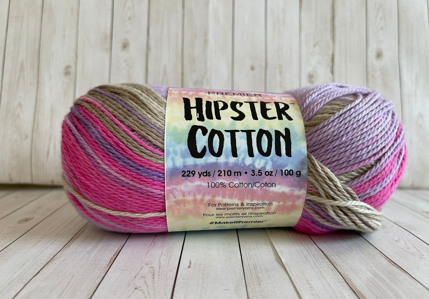 ~ Premier Hipster Yarn ~ Fuchsia Fun ~ 100% Cotton Yarn ~