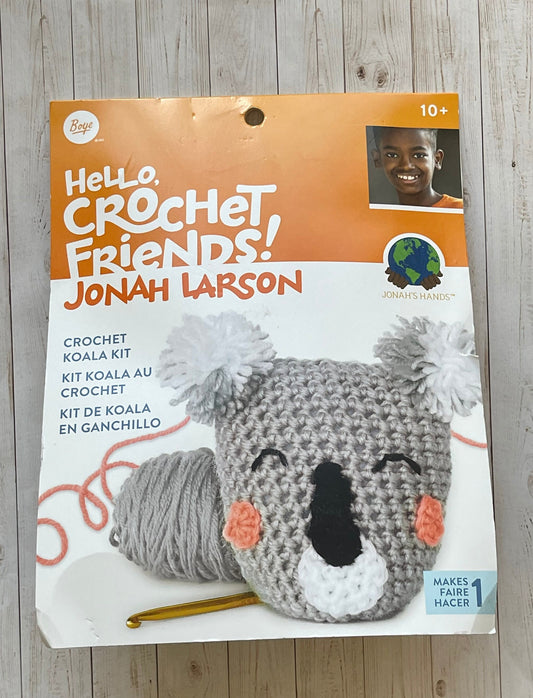 CROCHET KITS ~ DIY ~ Koala Kit, Mug Cozy Kit, Pencil Cup Kit