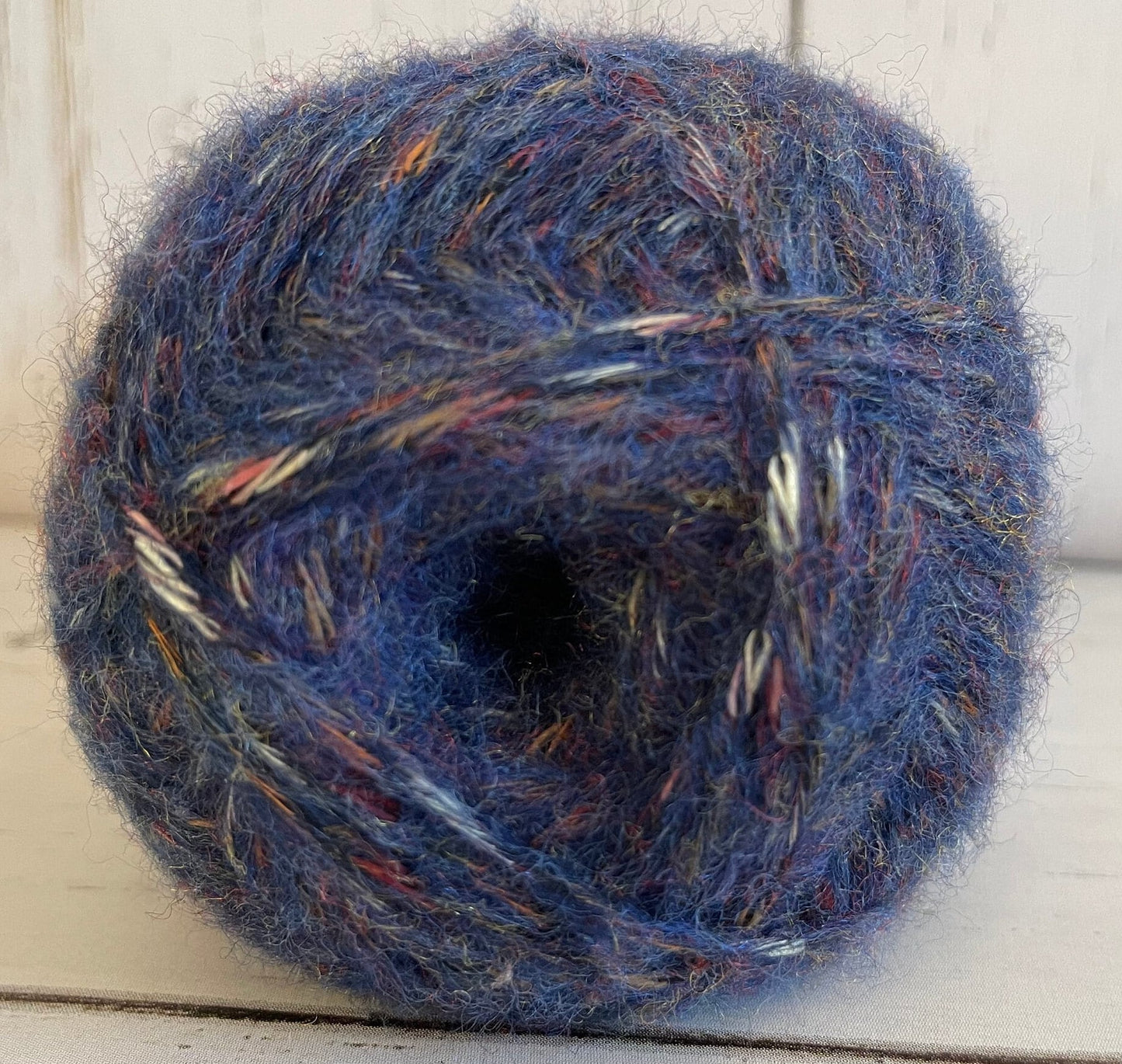 COZY WOOL TWEED ~  Amber Blues ~ Loops & Threads