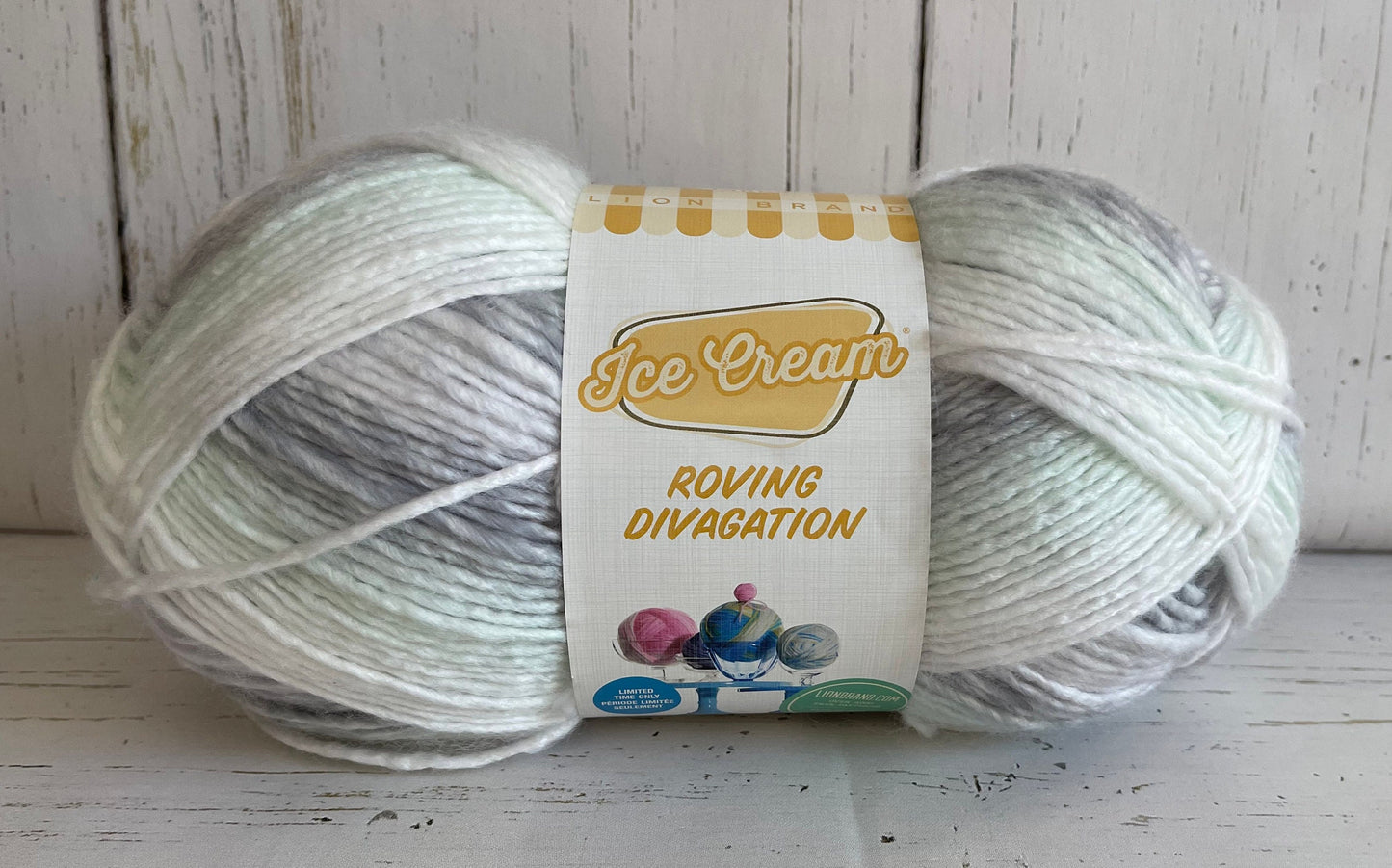 DOTS ~ Ice Cream ~ Roving Yarn