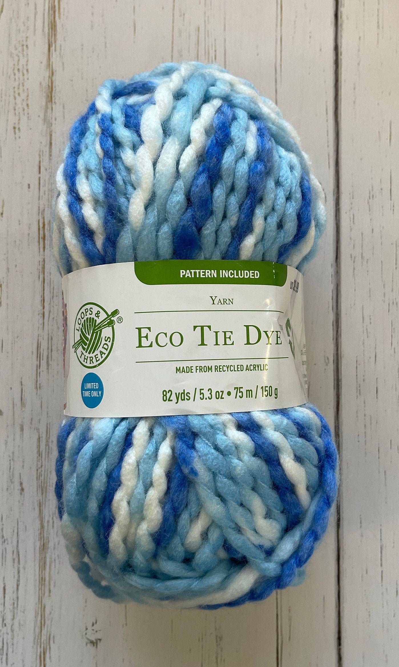 BELL BOTTOM  BLUE ~ Eco Tie Dye