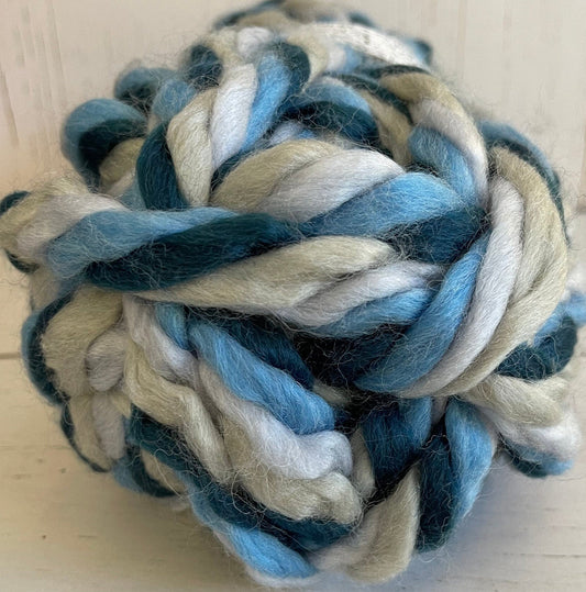 CHUNKY TWIST ~ Blue Navy/ Silver Grey ~ Loops & Threads