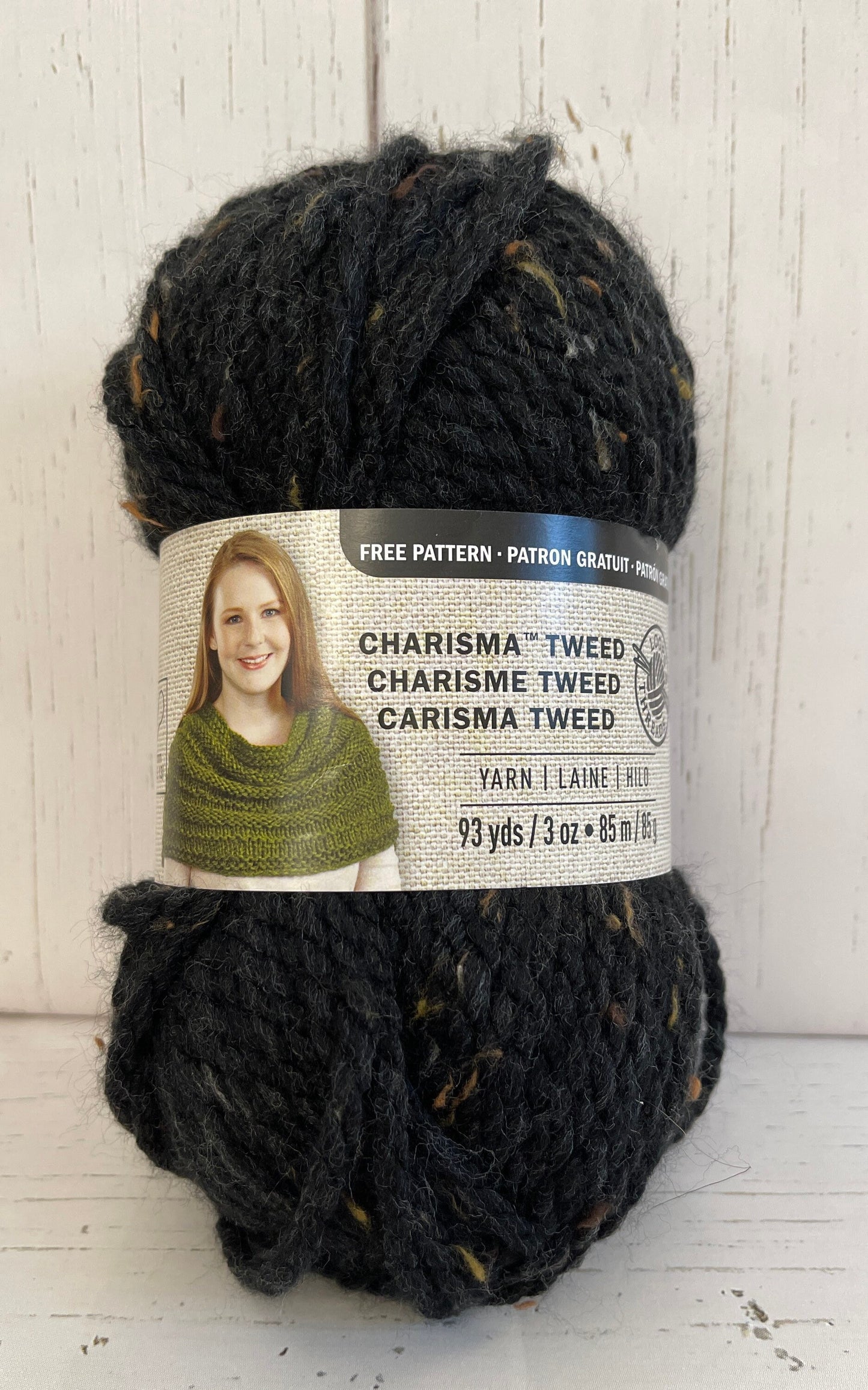 CHARISMA TWEED ~ Black ~ Loops and Threads ~