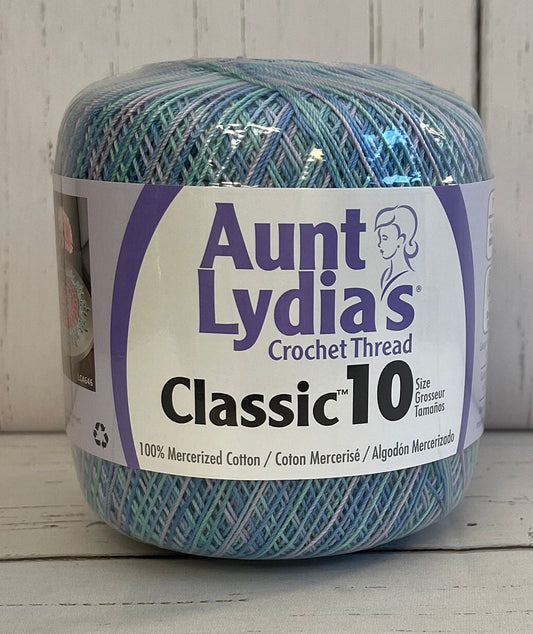 OCEAN ~ Aunt Lydias Classic Crochet Thread