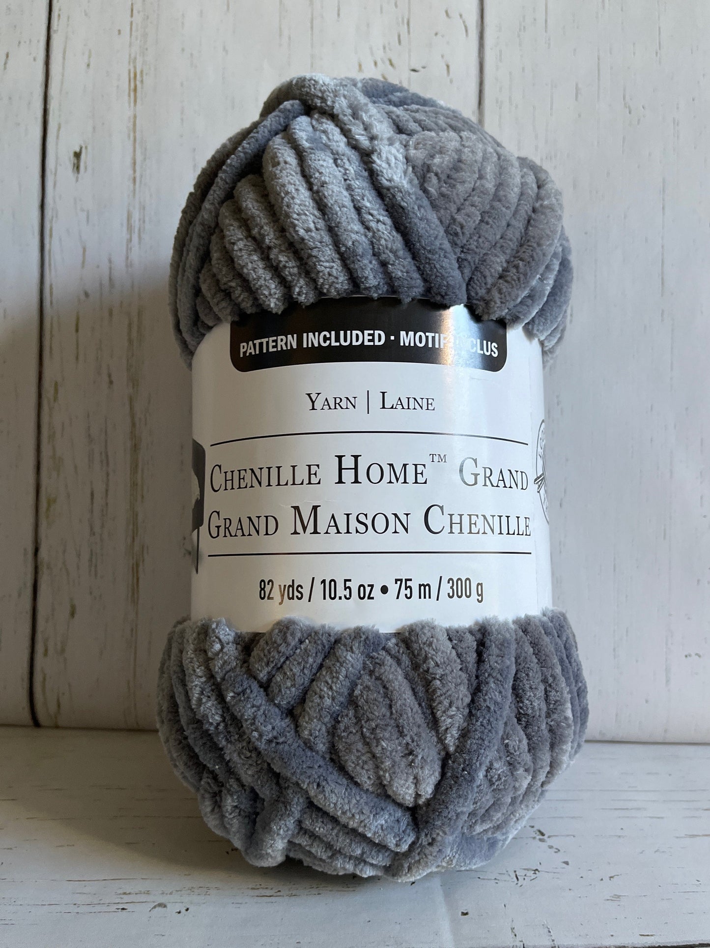 CHENILLE HOME GRAND ~ Pewter~ Yarn