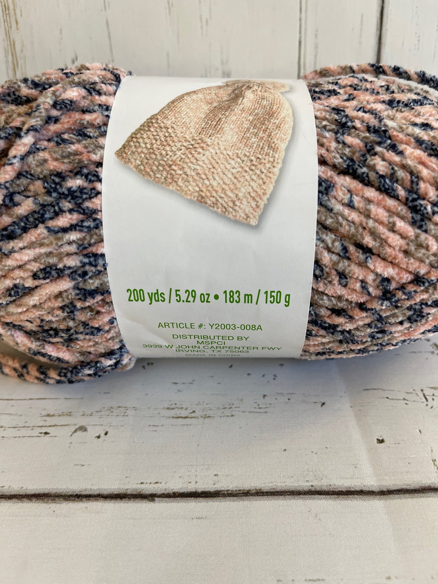 NAVY BLUSH  ~ Eco NATURALS ~ Loops and Threads Yarn