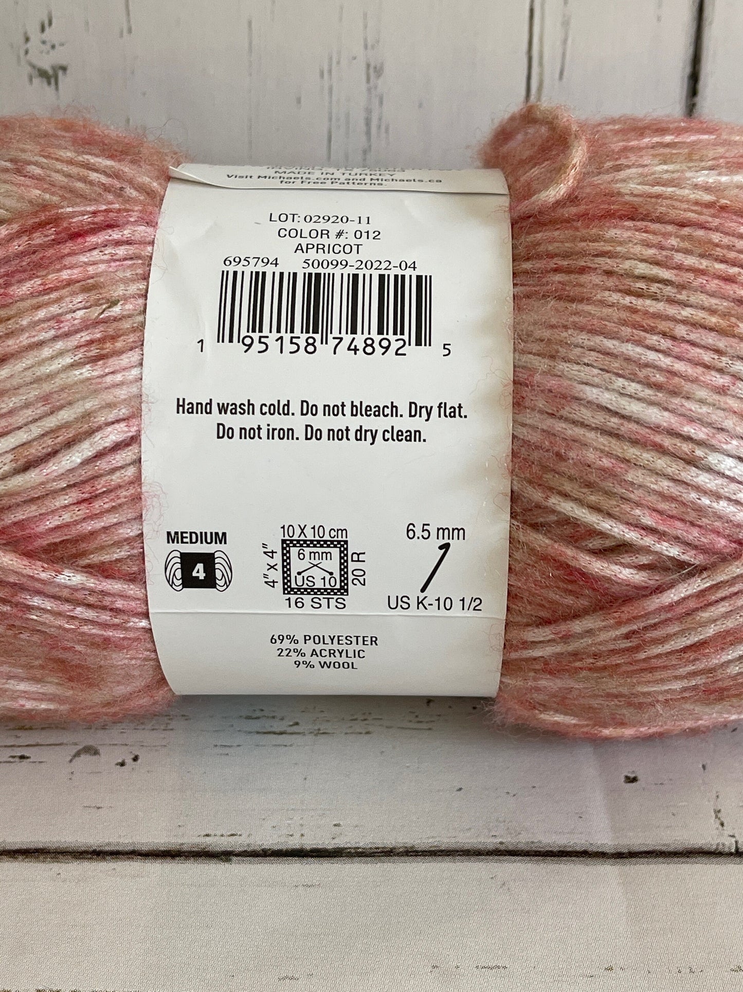 APRICOT ~ Natural Marl~ Yarn