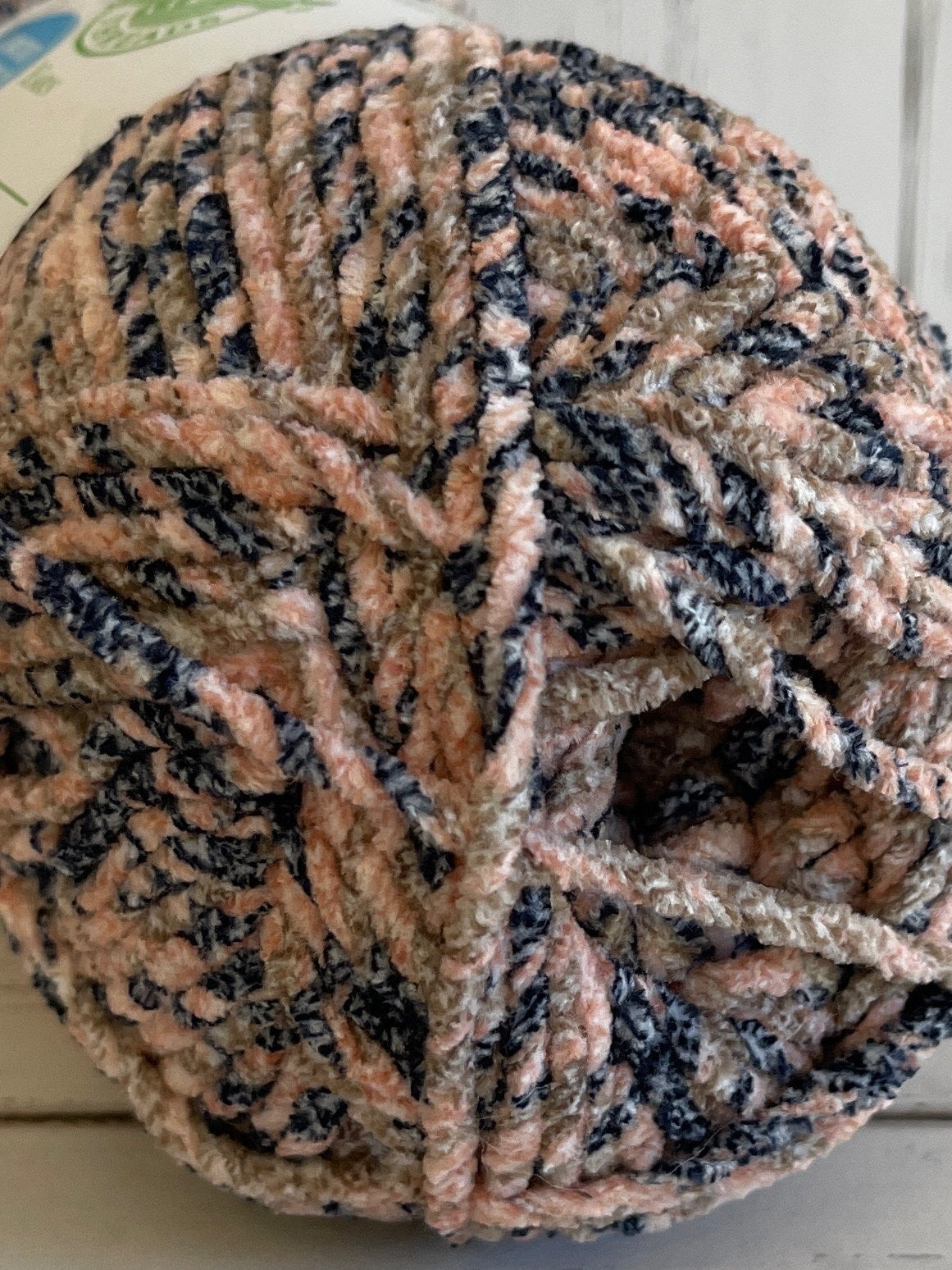 NAVY BLUSH  ~ Eco NATURALS ~ Loops and Threads Yarn