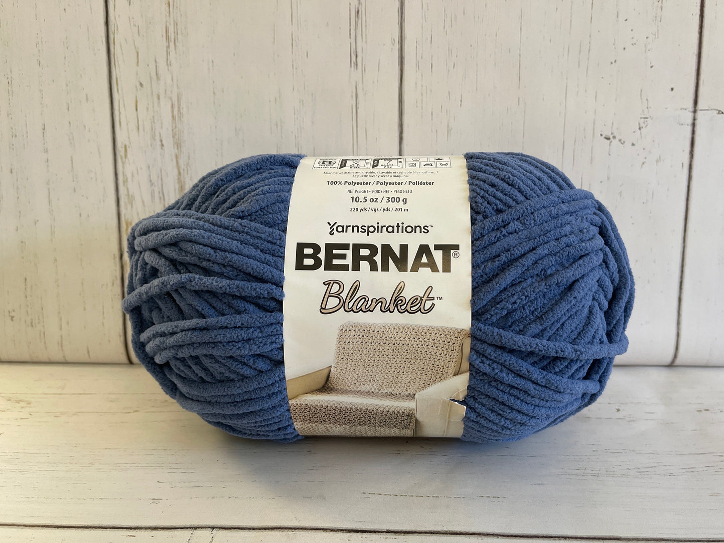  Bernat Blanket Yarn, Country Blue : Home & Kitchen